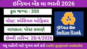 Indian Bank SO Hiring 2026