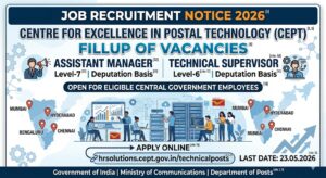 INDIAN POST CEPT REQUIRMENT 2026