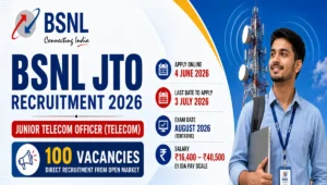 BSNL JTO Recruitment 2026