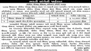 PM Poshan Yojana Patan Recruitment 2026