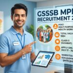 GSSSB MPHW Recruitment 2026