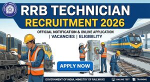 rrb technician recruitment 2026 vacancy details sathi gujarati