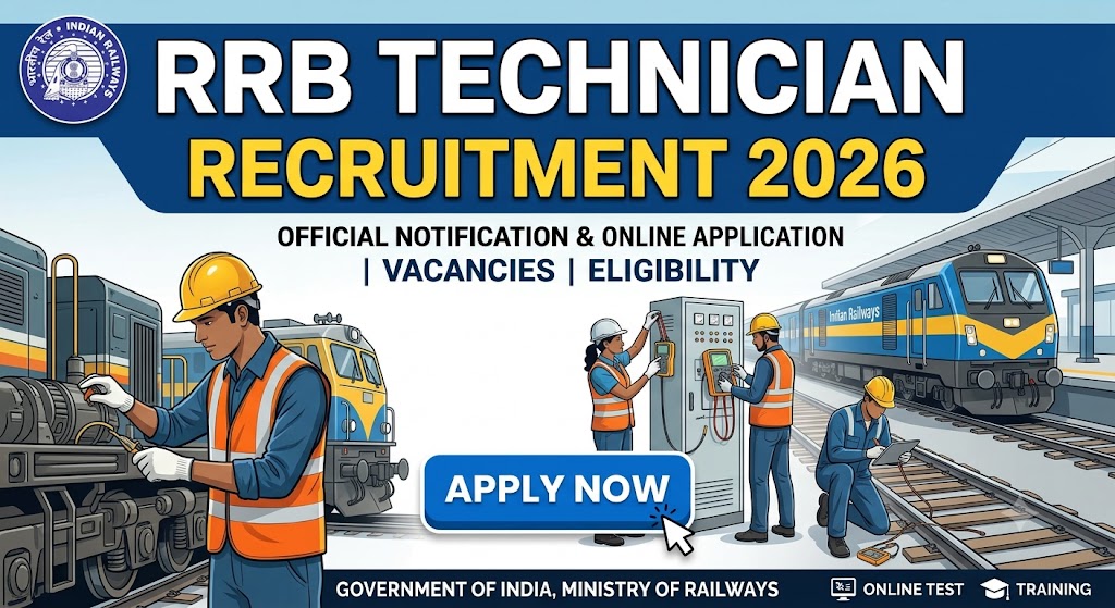 rrb technician recruitment 2026 vacancy details sathi gujarati