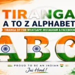 Tiranga A To Z Alphabet