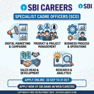 SBI Specialist Cadre Officer Recruitment 2026